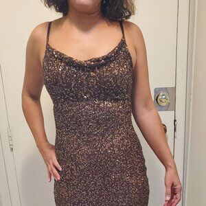 Gorgeous Fully-beaded Evening Gown